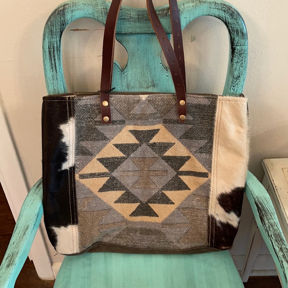 Myra bag canvas tote shoulder bag